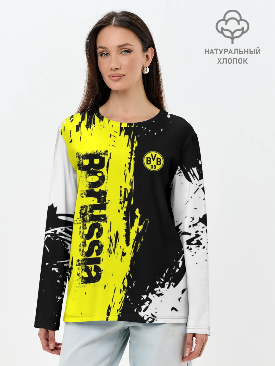 Лонгслив женский. Хлопок / BORUSSIA SPORT