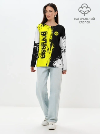 Лонгслив женский. Хлопок / BORUSSIA SPORT