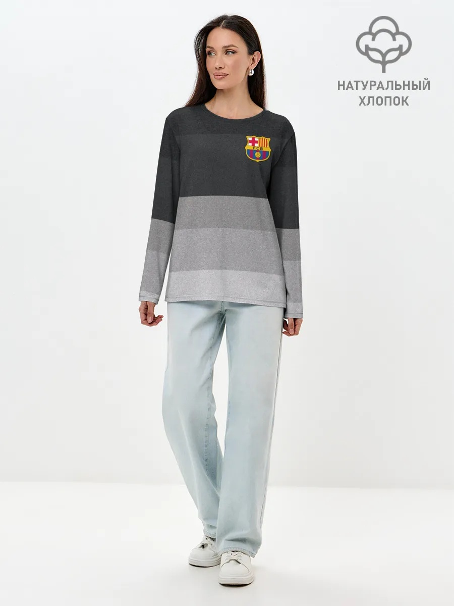 Лонгслив женский. Хлопок / Барселона