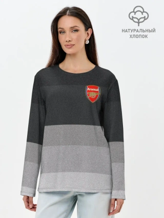 Лонгслив женский. Хлопок / Арсенал