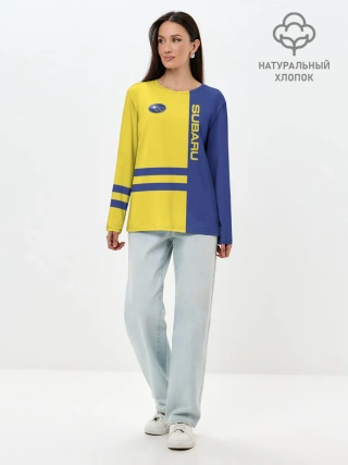 Лонгслив женский. Хлопок / Subaru