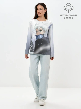 Лонгслив женский. Хлопок / ТОШИРО ХИЦУГАЯ. BLEACH