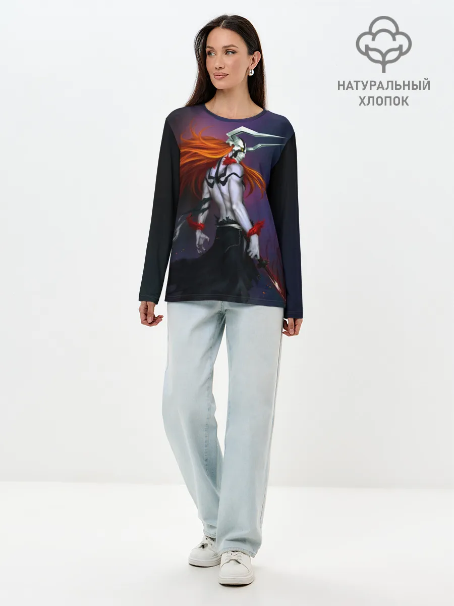 Лонгслив женский. Хлопок / Kurosaki