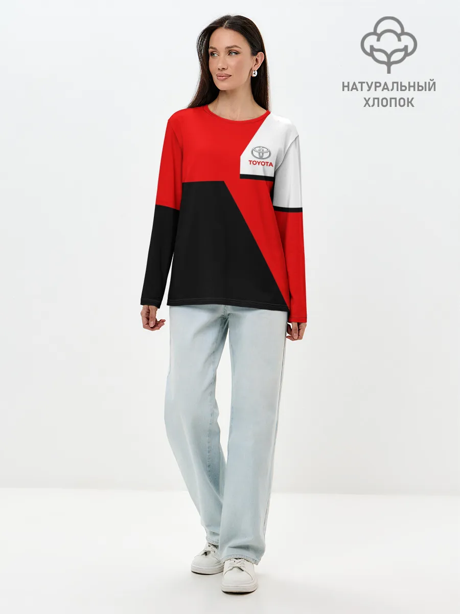 Лонгслив женский. Хлопок / TOYOTA | ТОЙОТА