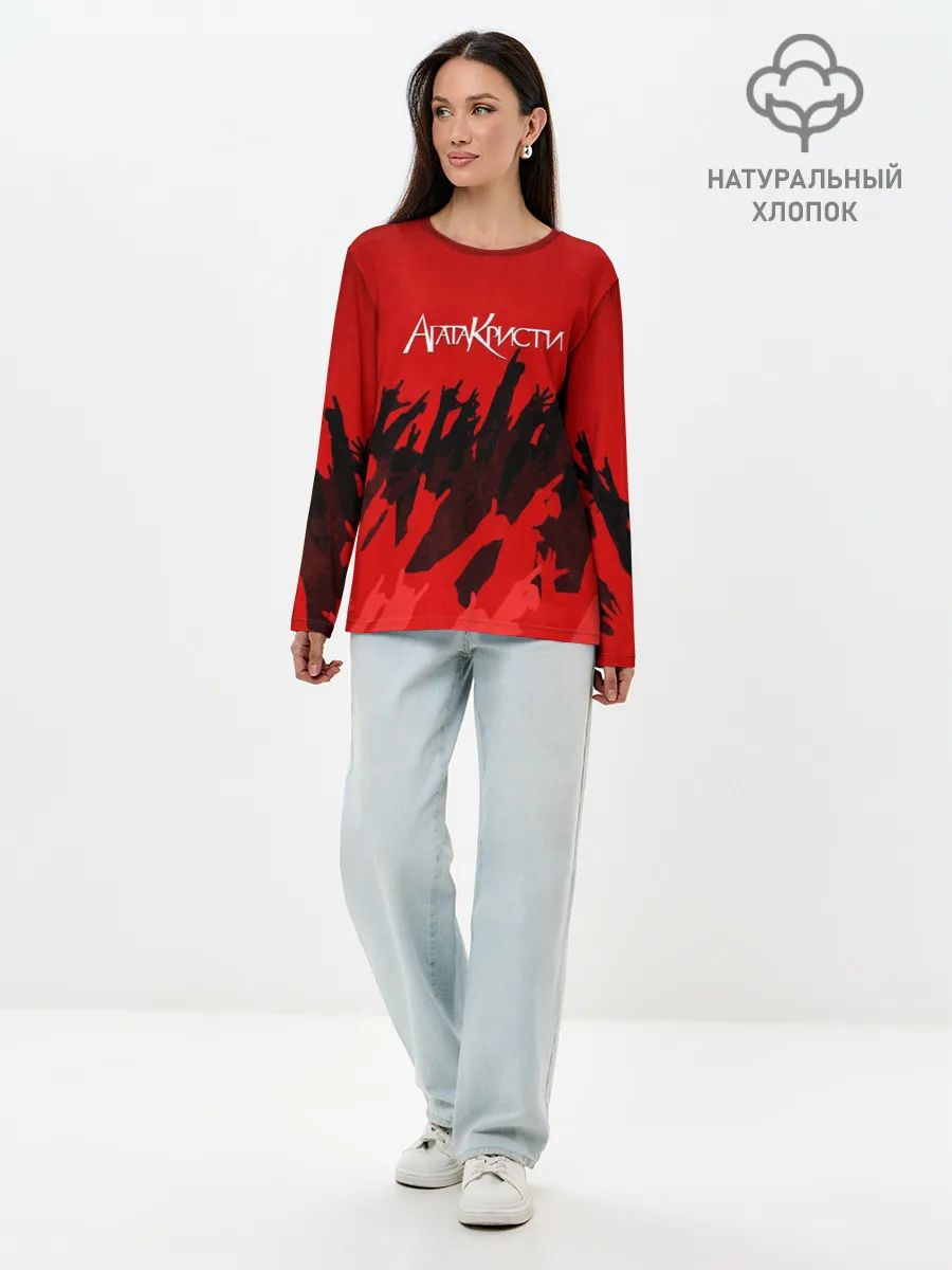 Лонгслив женский. Хлопок / Агата Кристи