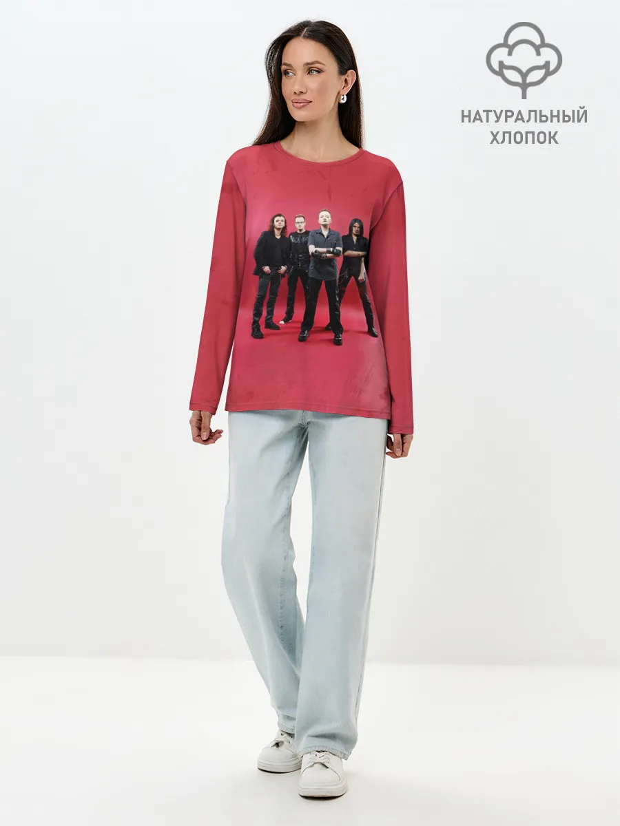 Лонгслив женский. Хлопок / Агата Кристи