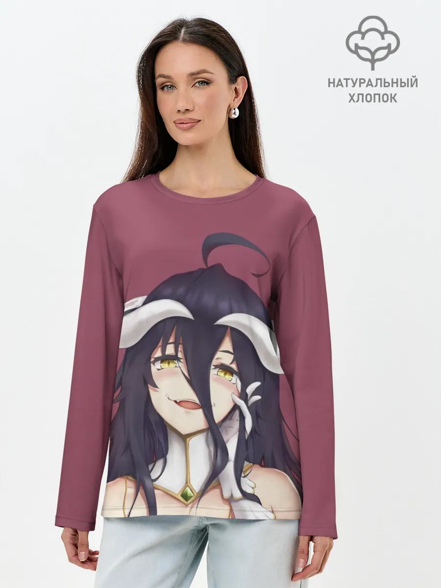 Лонгслив женский. Хлопок / Albedo Overlord