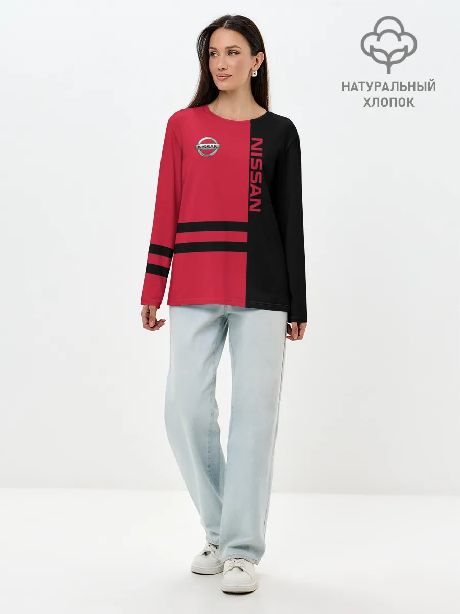 Лонгслив женский. Хлопок / Nissan