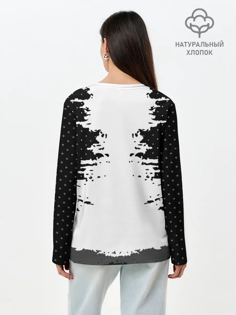 Лонгслив женский. Хлопок / Yamaha