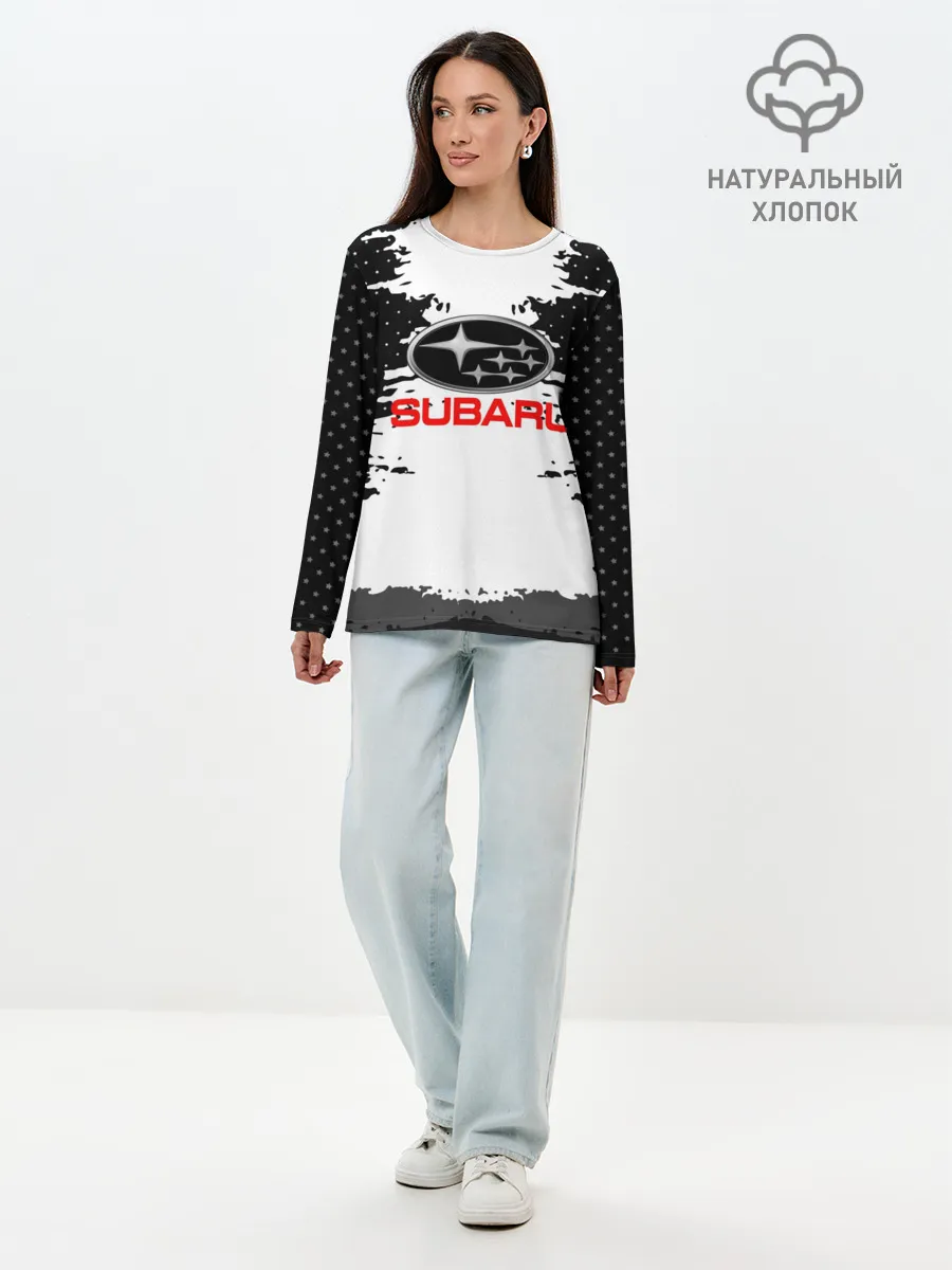 Лонгслив женский. Хлопок / Subaru