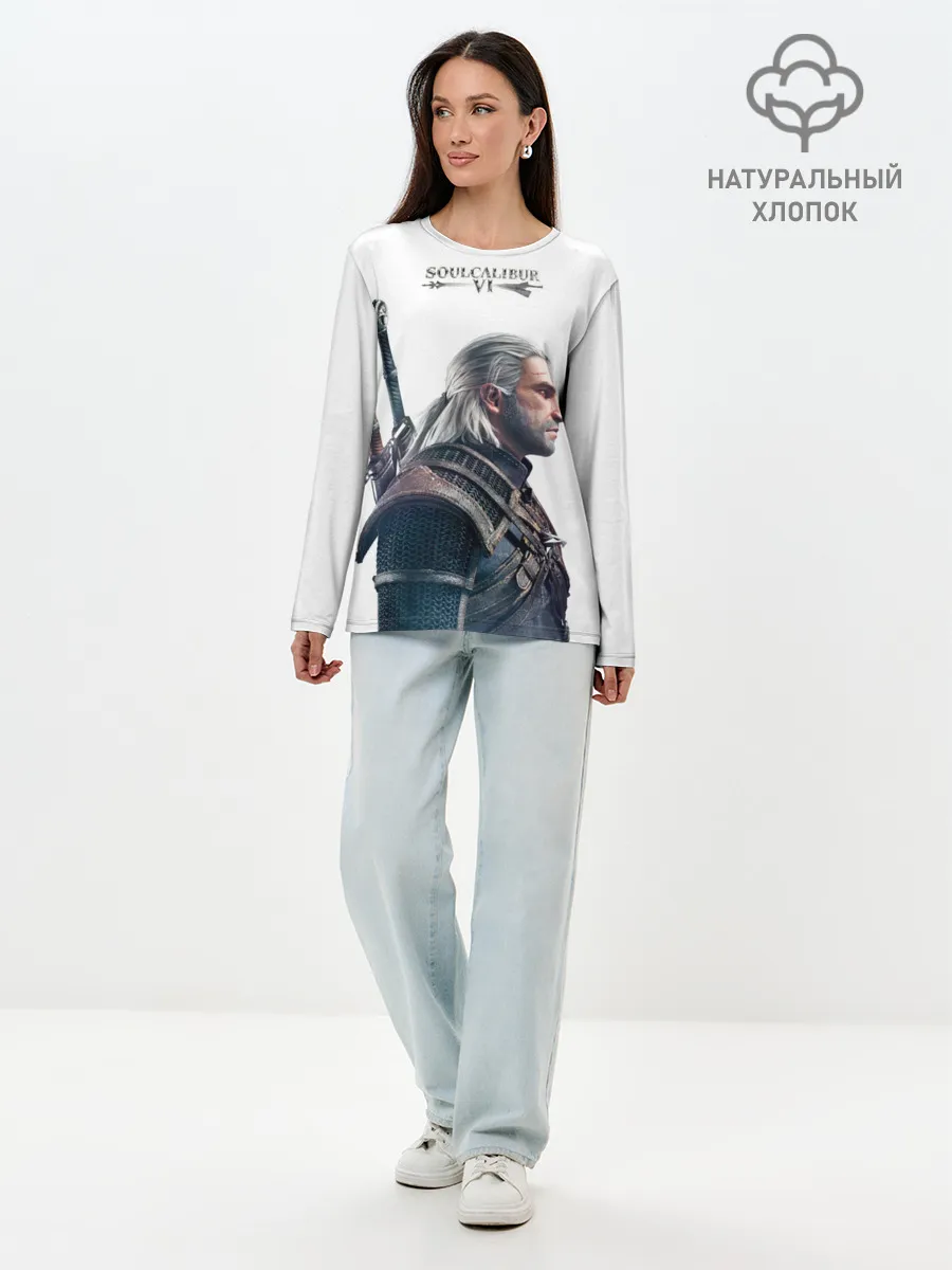 Лонгслив женский. Хлопок / Soulcalibur VI
