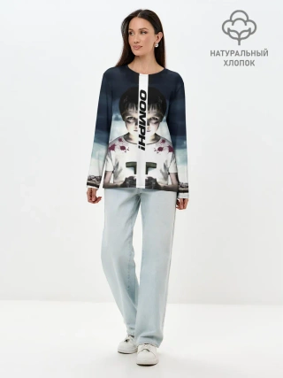 Лонгслив женский. Хлопок / OOMPH!