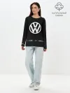 Лонгслив женский. Хлопок / Volkswagen sport auto abstract