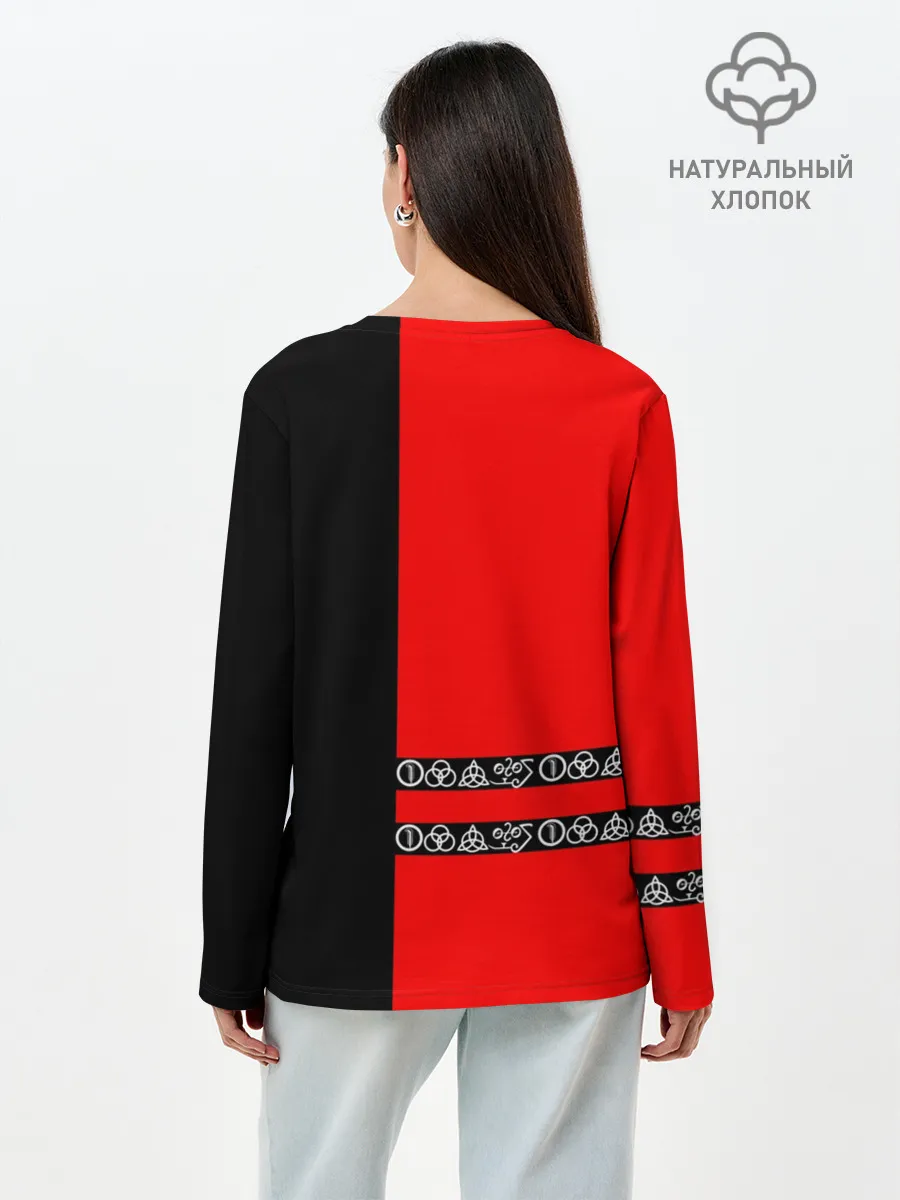 Лонгслив женский. Хлопок / led zeppelin