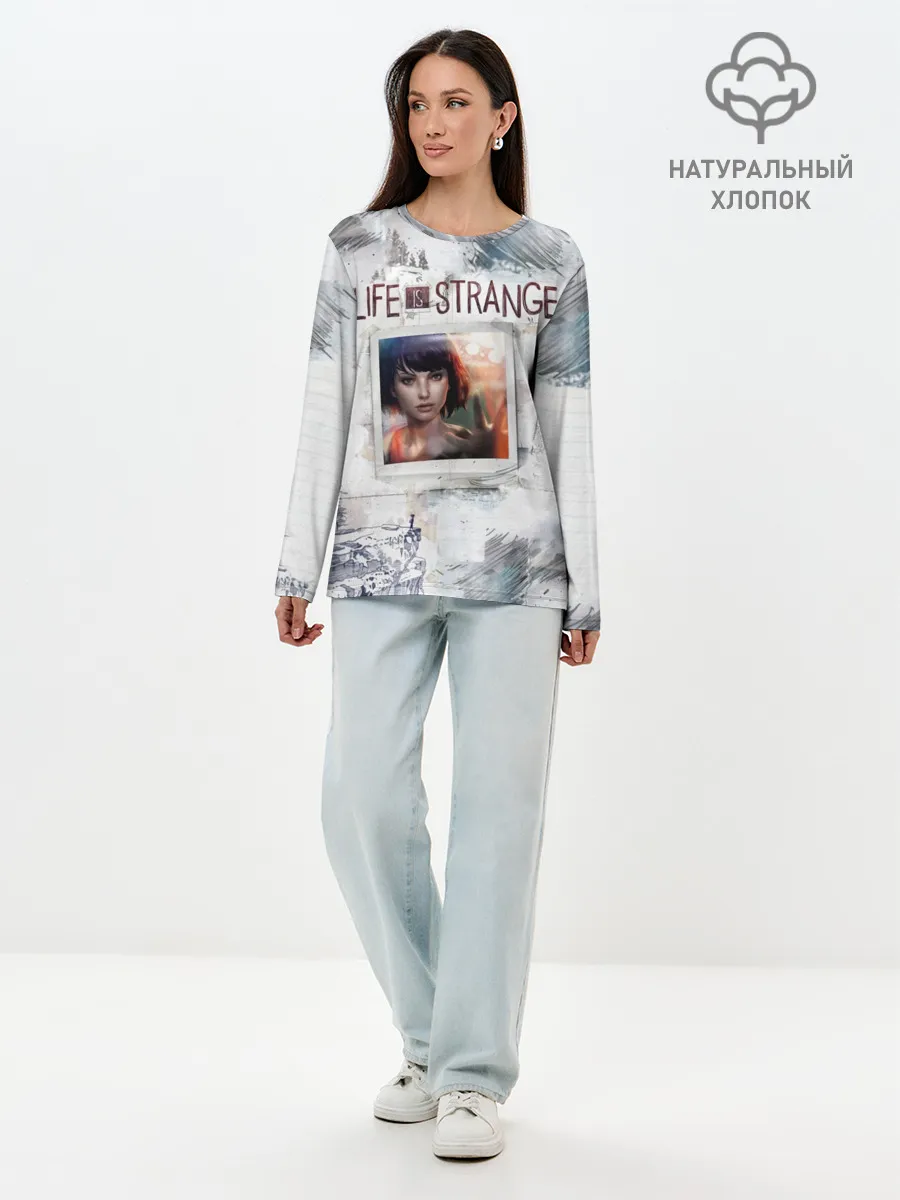 Лонгслив женский. Хлопок / Max. Life is Strange.