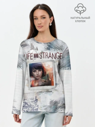 Лонгслив женский. Хлопок / Max. Life is Strange.