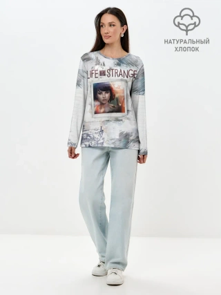 Лонгслив женский. Хлопок / Max. Life is Strange.
