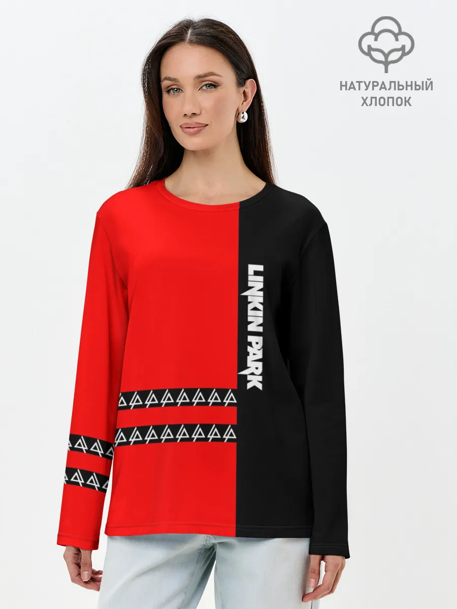 Лонгслив женский. Хлопок / Linkin Park