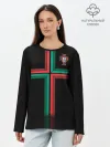 Лонгслив женский. Хлопок / Portugal 2018 WC alternative