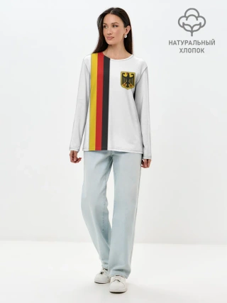 Лонгслив женский. Хлопок / I Love Germany