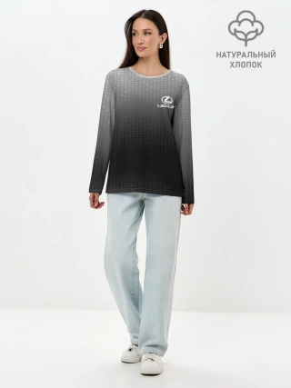 Лонгслив женский. Хлопок / Lexus sport collection