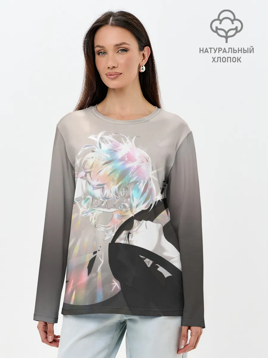 Лонгслив женский. Хлопок / Houseki no Kuni