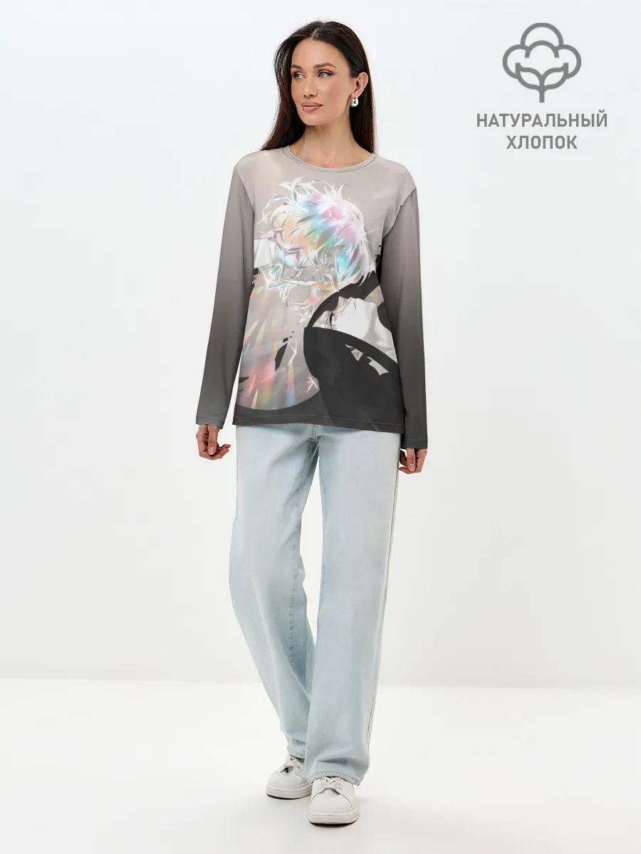 Лонгслив женский. Хлопок / Houseki no Kuni