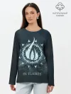 Лонгслив женский. Хлопок / In Flames
