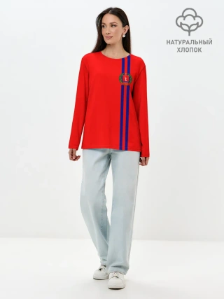 Лонгслив женский. Хлопок / Волгоградская область