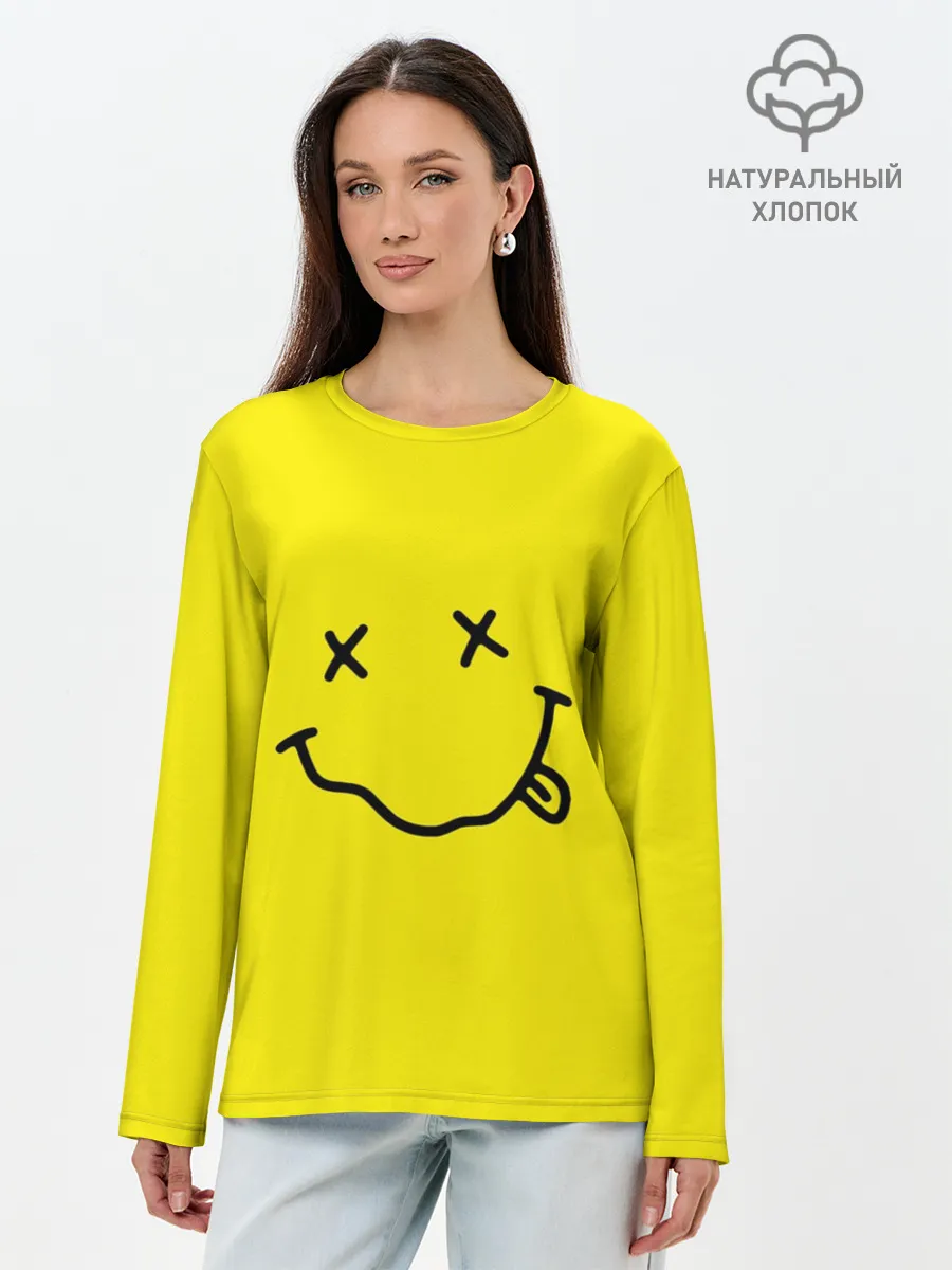 Лонгслив женский. Хлопок / Nirvana