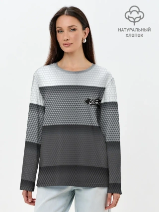 Лонгслив женский. Хлопок / Ford sport