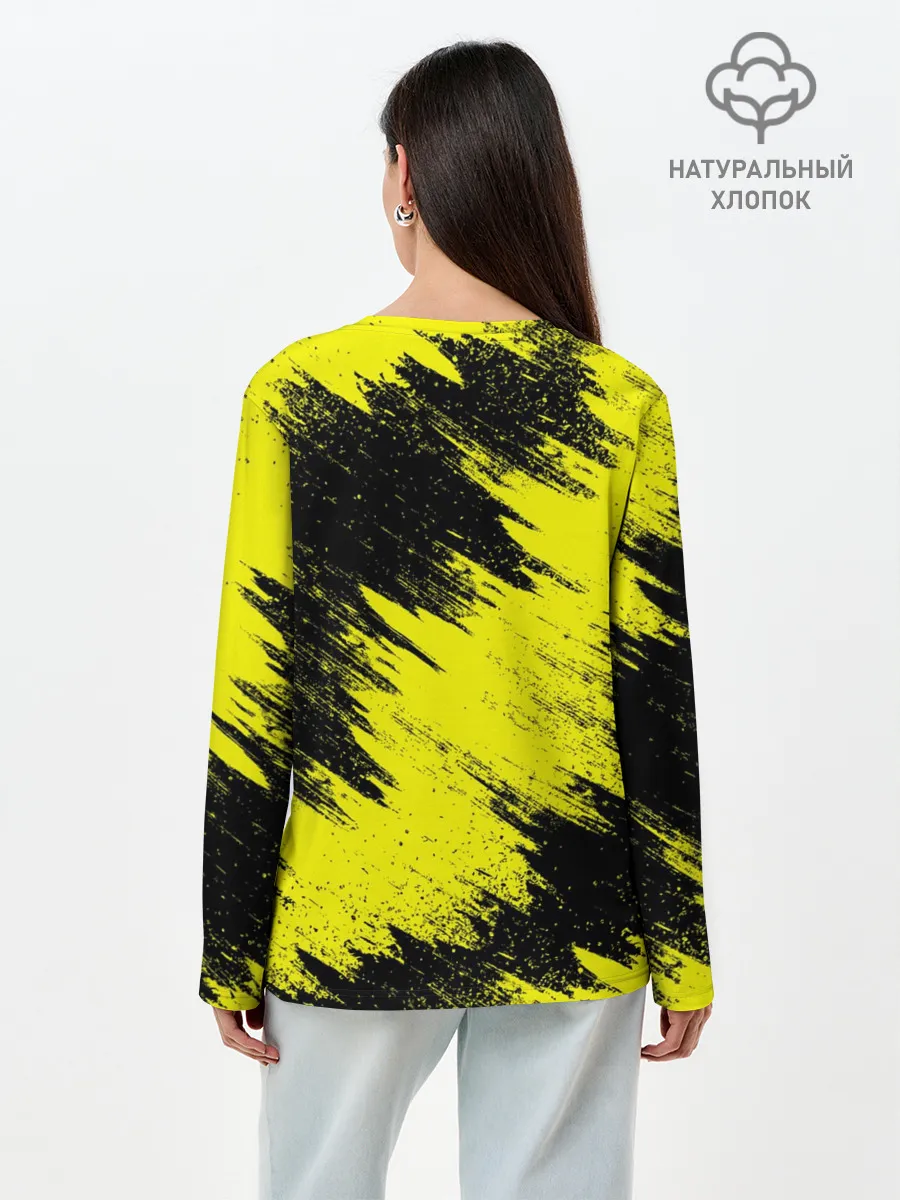 Лонгслив женский. Хлопок / FC Borussia Dortmund