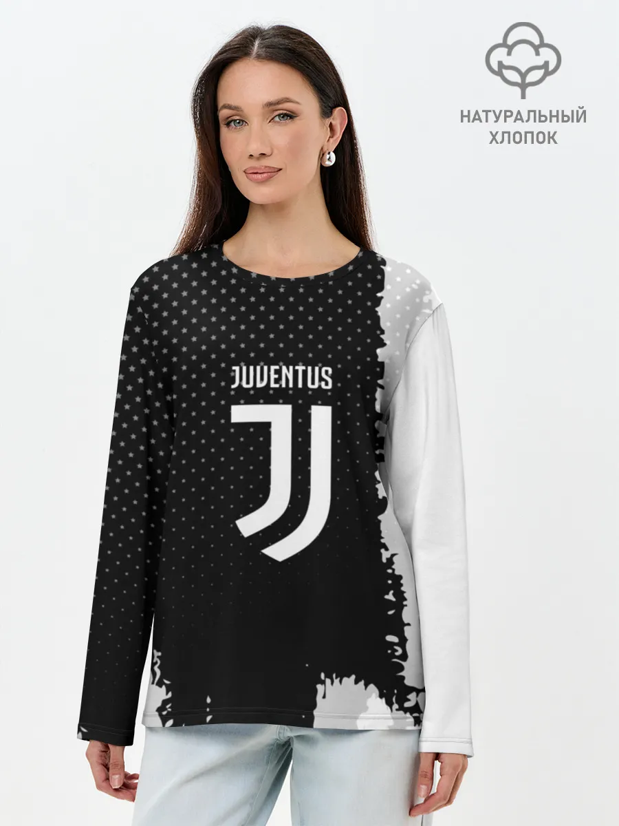 Лонгслив женский. Хлопок / JUVENTUS