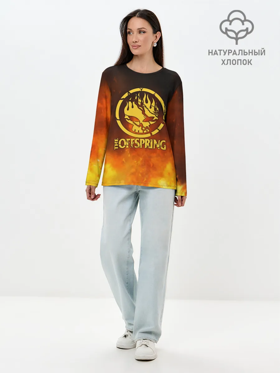 Лонгслив женский. Хлопок / The Offspring