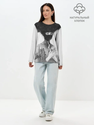 Лонгслив женский. Хлопок / Royal Blood