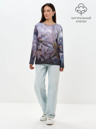 Лонгслив женский. Хлопок / Final Fantasy