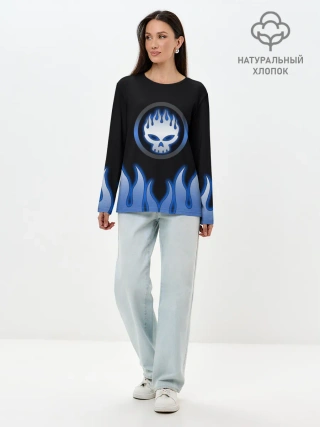 Лонгслив женский. Хлопок / The Offspring