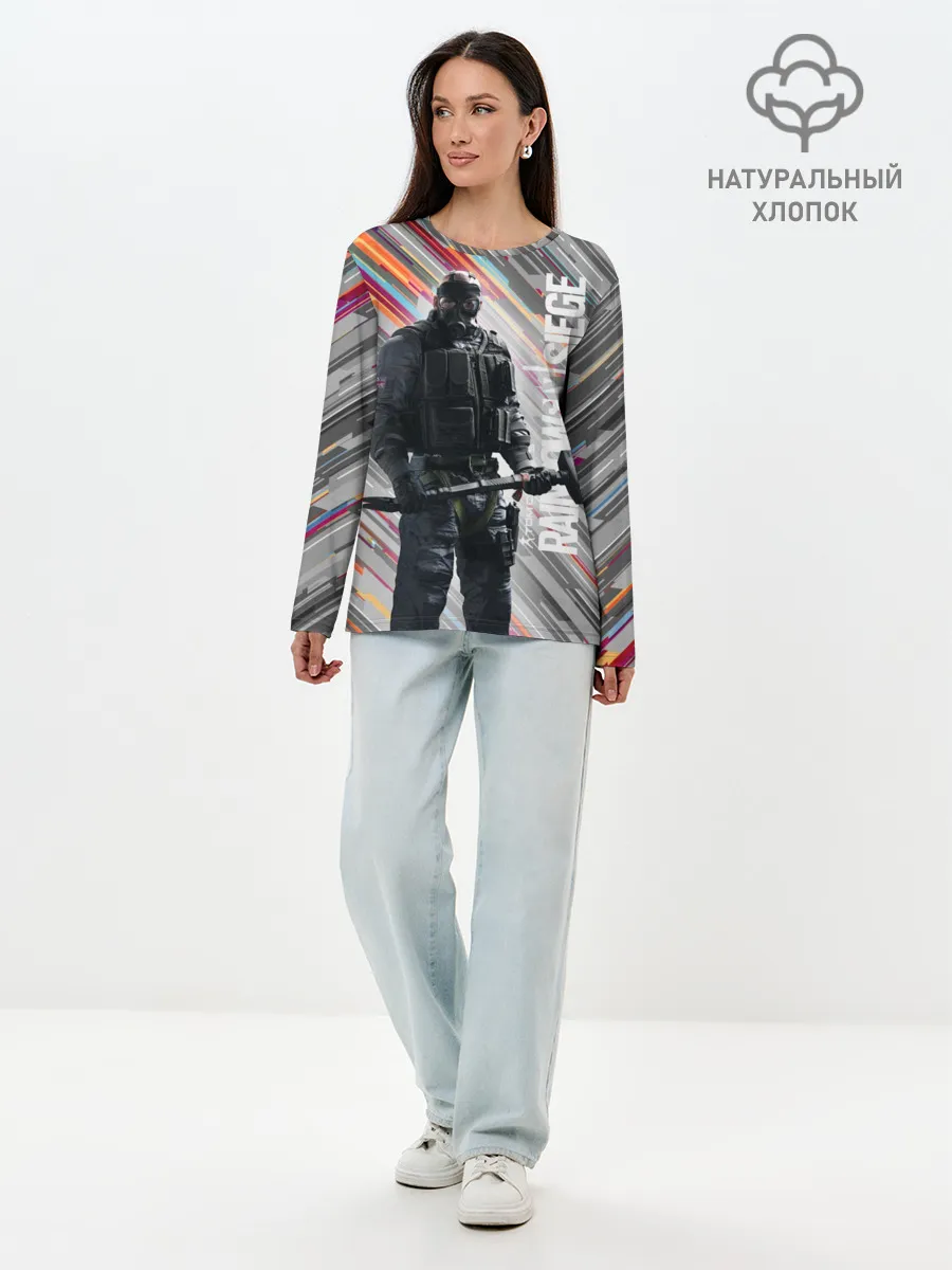 Лонгслив женский. Хлопок / Rainbow Six Siege