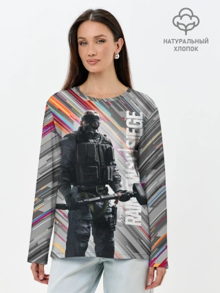 Лонгслив женский. Хлопок / Rainbow Six Siege