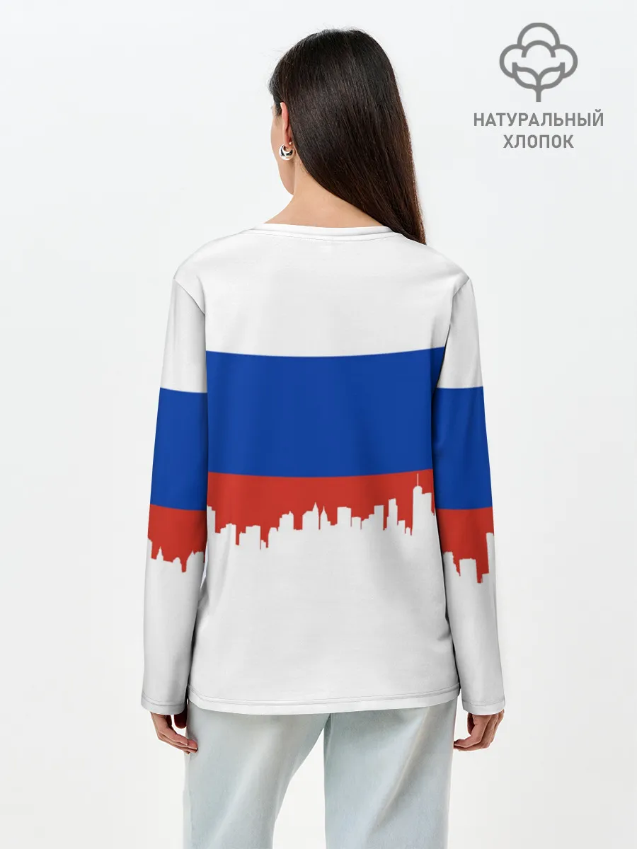 Лонгслив женский. Хлопок / Perm