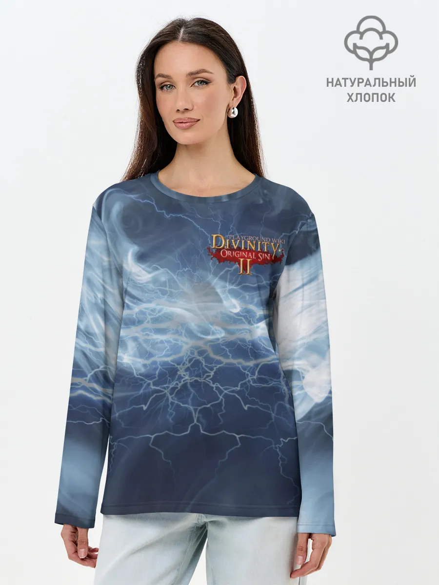 Лонгслив женский. Хлопок / Divinity