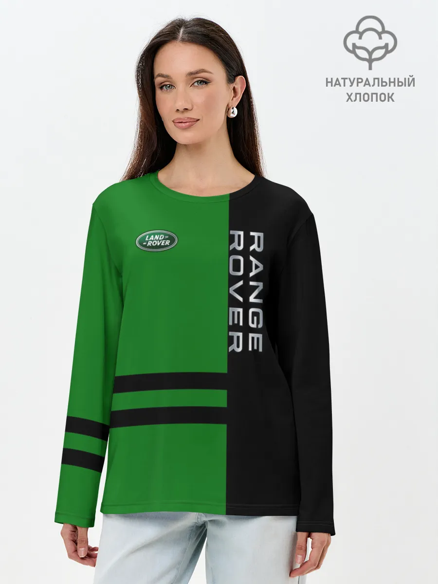Лонгслив женский. Хлопок / Range Rover