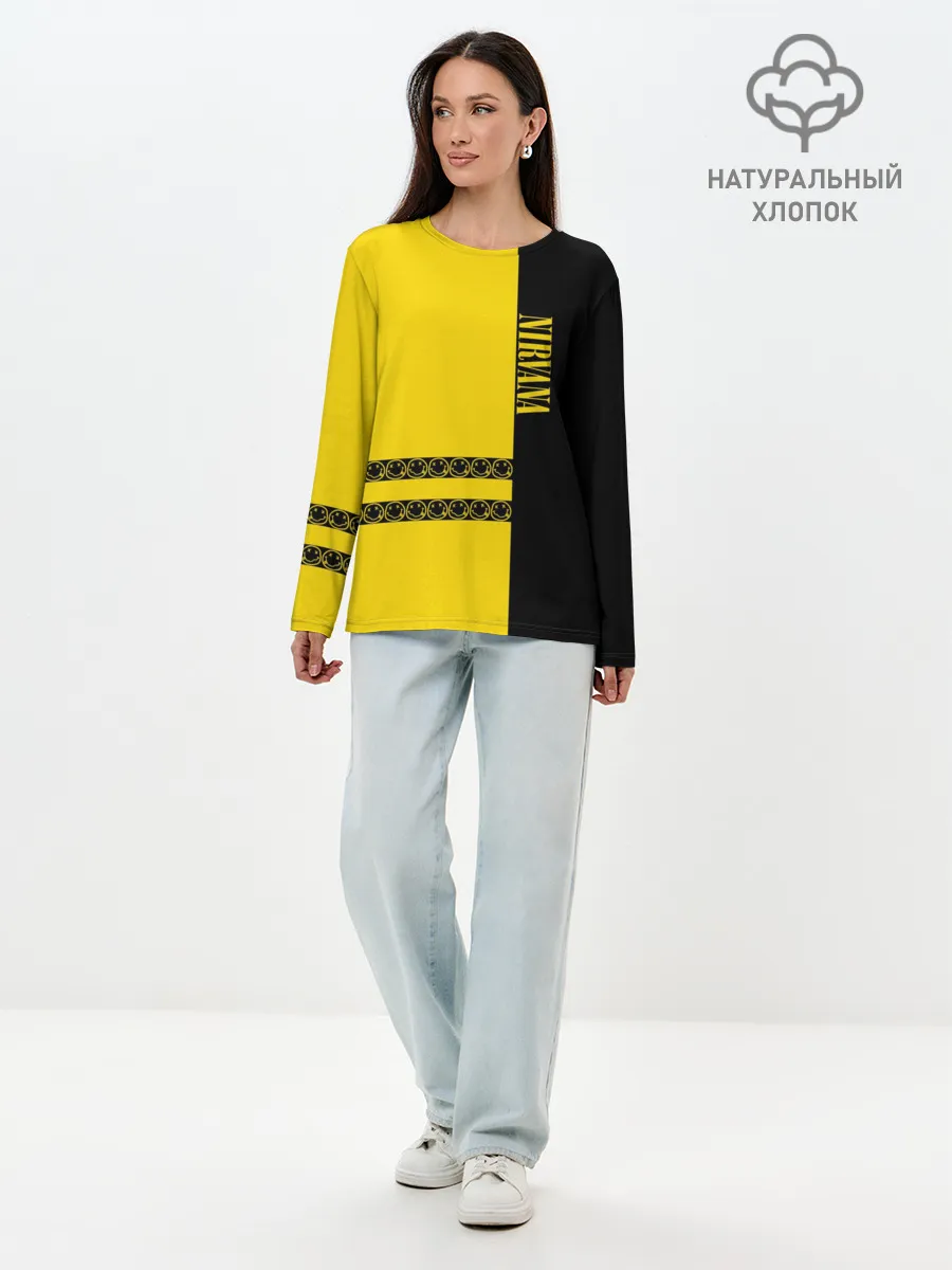 Лонгслив женский. Хлопок / Nirvana