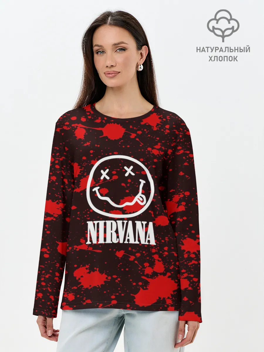Лонгслив женский. Хлопок / NIRVANA