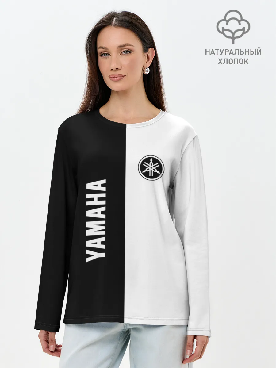Лонгслив женский. Хлопок / Yamaha
