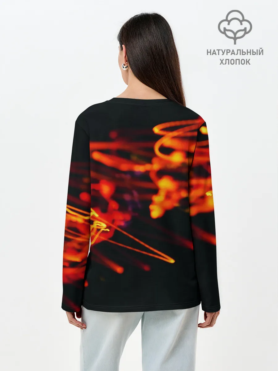 Лонгслив женский. Хлопок / RUSSIA