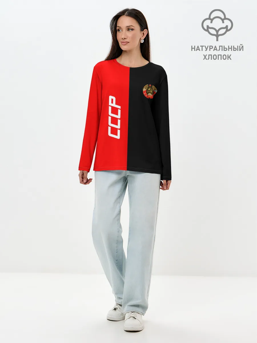 Лонгслив женский. Хлопок / СССР