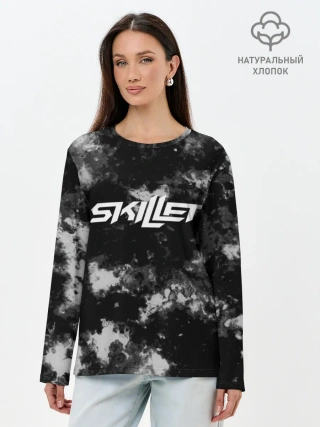 Лонгслив женский. Хлопок / Skillet
