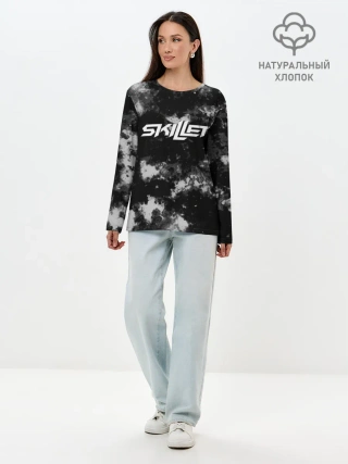 Лонгслив женский. Хлопок / Skillet