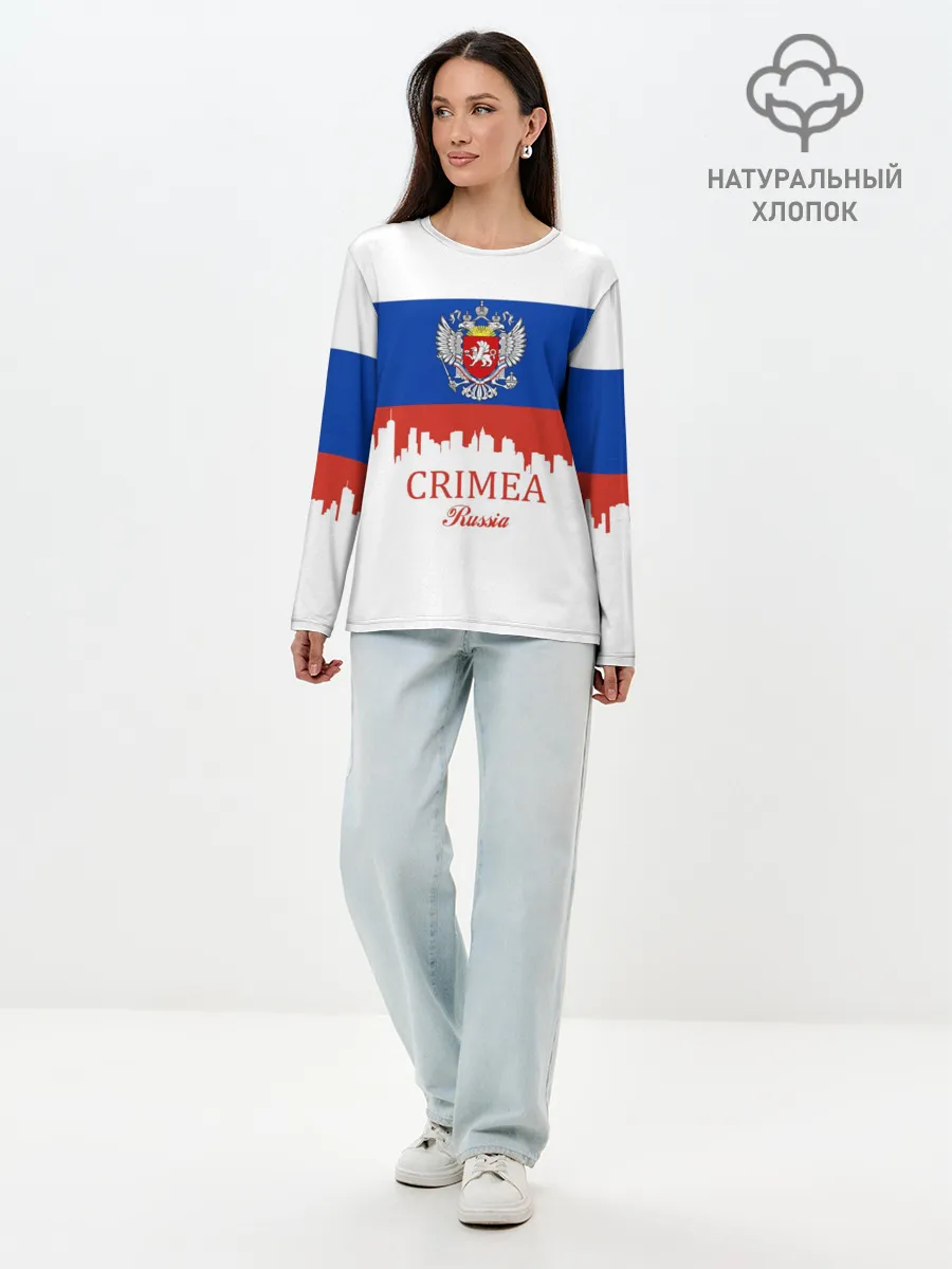 Лонгслив женский. Хлопок / Crimea